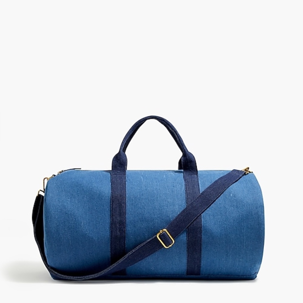 Jcrew Denim Duffle bag (weekender bag)